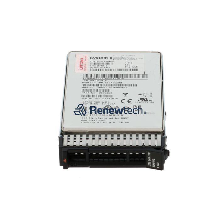 1.6TB 12G SAS 2.5 MLC G3HS Enterprise SSD 